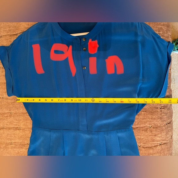 Madewell Silk Mini Dress Size 8 - Picture 6 of 7